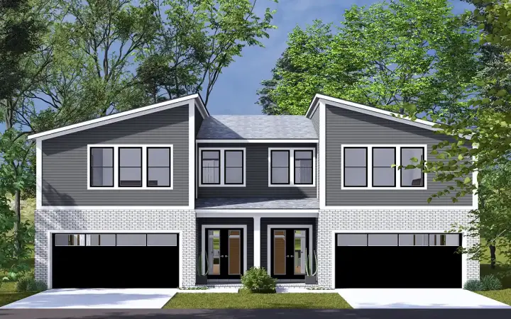Modern house plans 11-605 - front exterior, 4,096 sq ft, 8 bed, 6 bath house plans | Monster House Plans