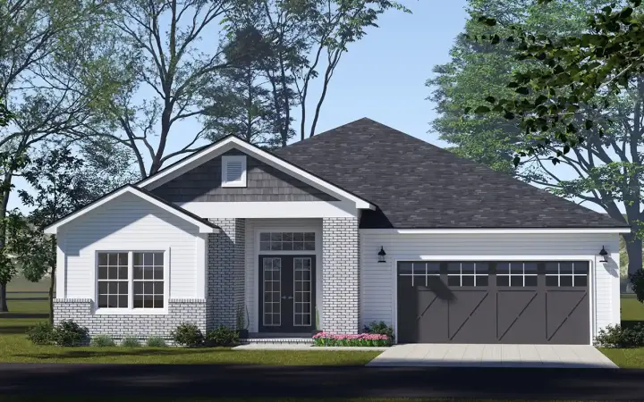 Craftsman house plans 11-610 - front exterior, 2,022 sq ft, 5 bed, 3 bath house plans | Monster House Plans
