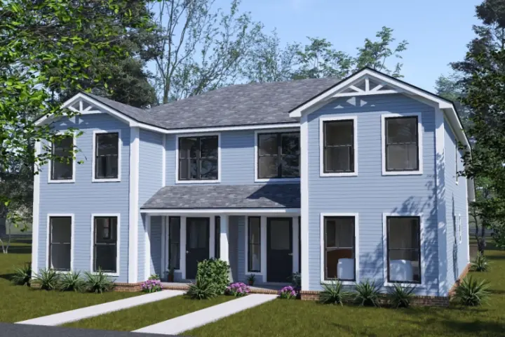 Traditional house plans 11-765 - front exterior, 3,124 sq ft, 6 bed, 4 bath house plans | Monster House Plans