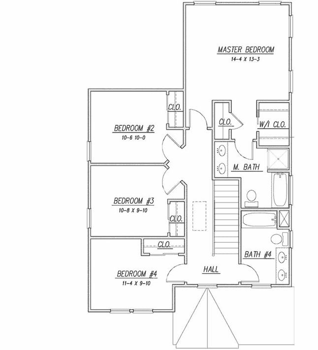 Upper/Second Floor Plan: 111-111