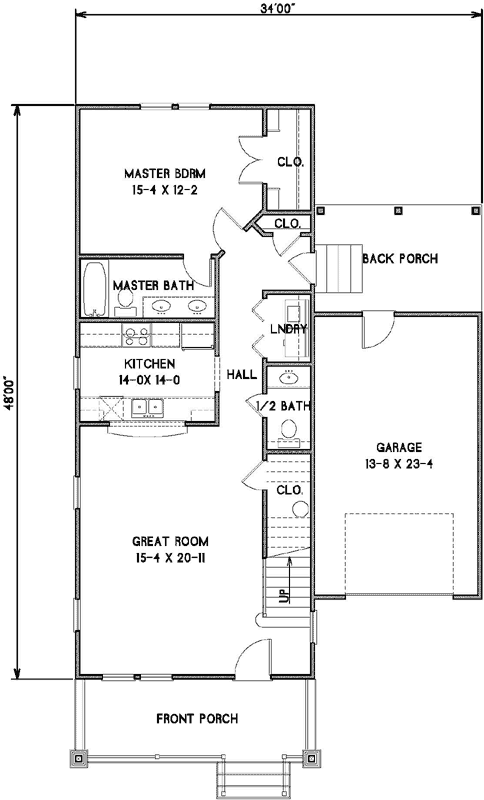 Main Floor Plan: 111-113
