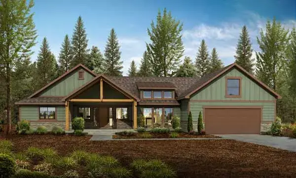 Craftsman house plans 115-101 - front exterior, 2,289 sq ft, 4 bed, 3 bath house plans | Monster House Plans