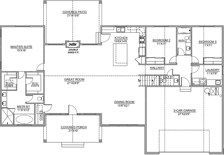 Main Floor Plan: 115-101