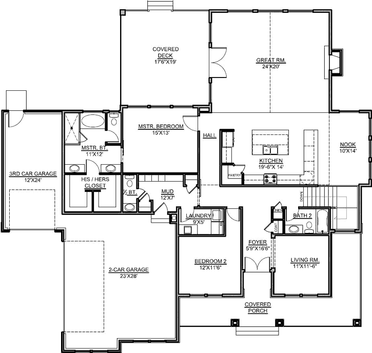 Main Floor Plan: 115-111