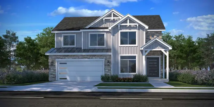 Farmhouse house plans 115-112 - front exterior, 2,381 sq ft, 4 bed, 2 bath house plans | Monster House Plans