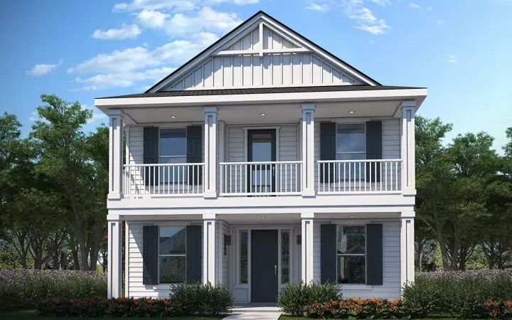 Southern house plans 115-130 - front exterior, 1,730 sq ft, 4 bed, 2 bath house plans | Monster House Plans