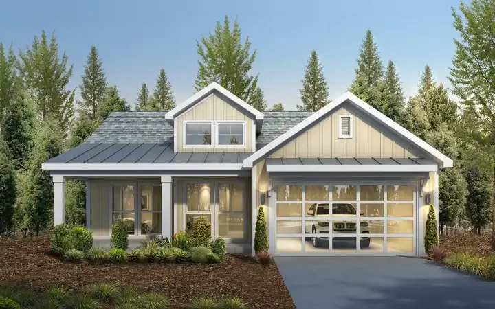 Craftsman house plans 115-149 - front exterior, 1,419 sq ft, 2 bed, 2 bath house plans | Monster House Plans