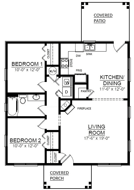 Main Floor Plan: 116-101