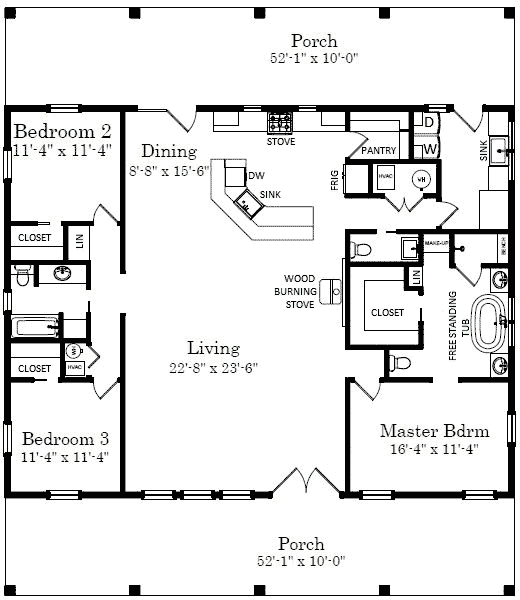 Main Floor Plan: 116-104