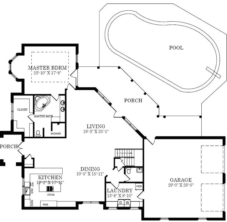 Main Floor Plan: 116-106