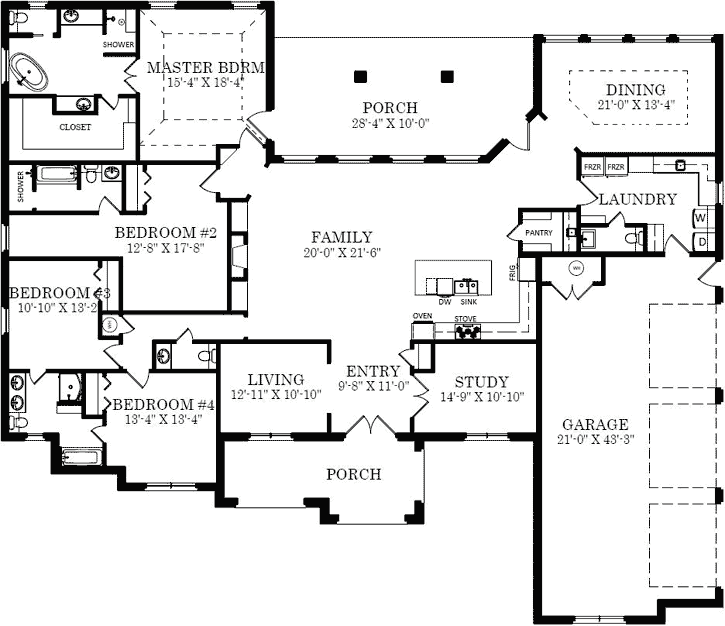 Main Floor Plan: 116-107