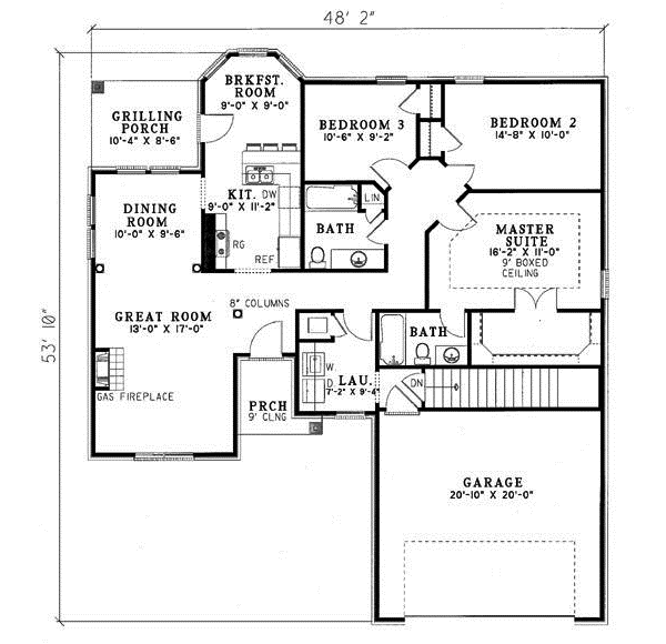 Main Floor Plan: 12-1006