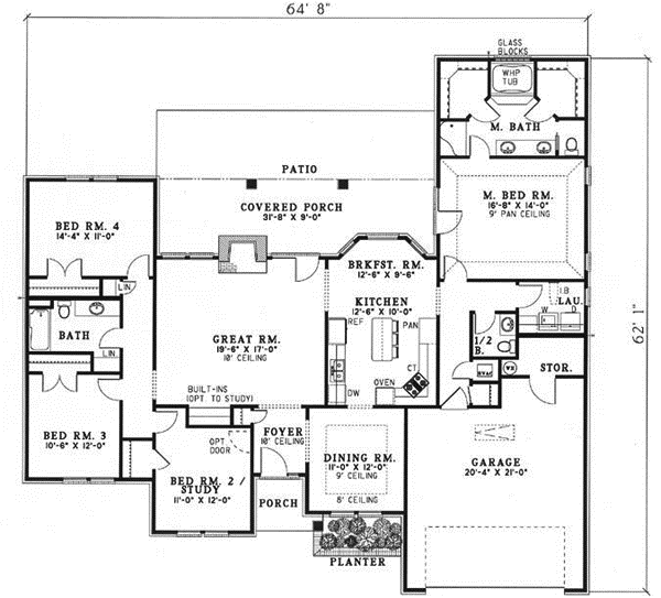 Main Floor Plan: 12-1009
