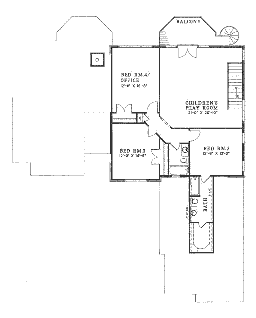 Upper/Second Floor Plan:12-101