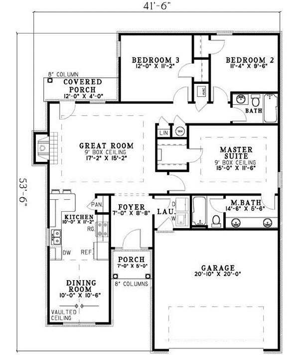 Main Floor Plan: 12-1010