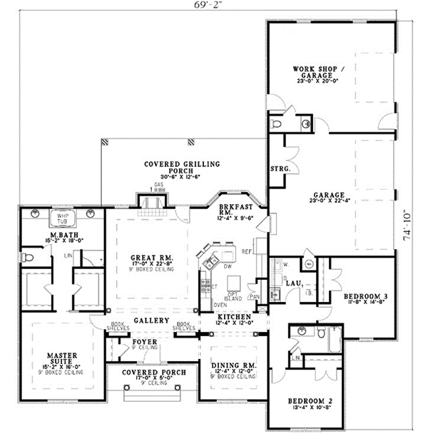 Main Floor Plan: 12-1017