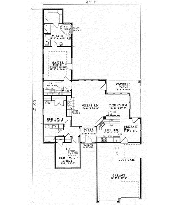 Main Floor Plan: 12-1018