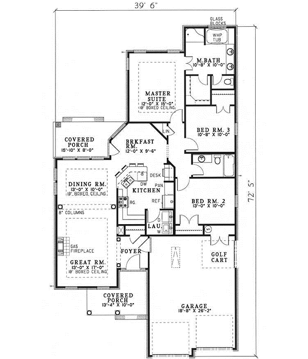 Main Floor Plan: 12-1023