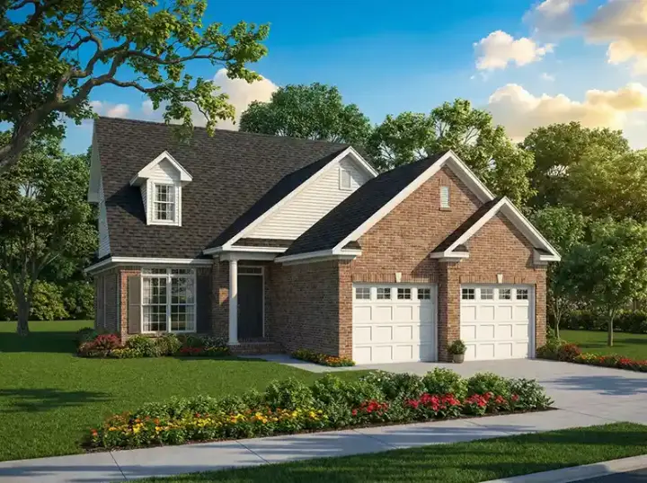 Traditional house plans 12-1025 - front exterior, 1,574 sq ft, 3 bed, 2 bath house plans | Monster House Plans