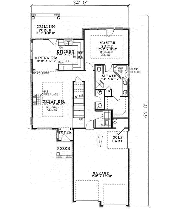 Main Floor Plan: 12-1025