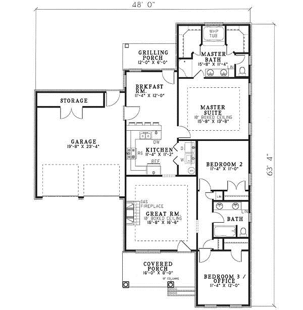 Main Floor Plan: 12-1027