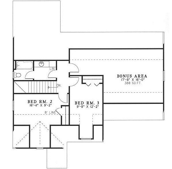 Upper/Second Floor Plan: 12-1028