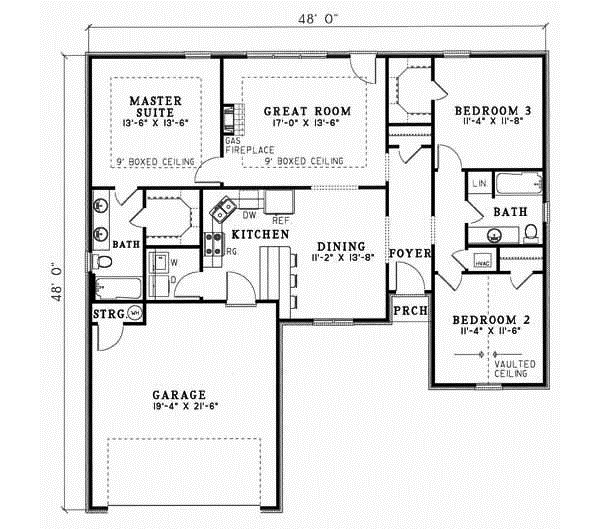 Main Floor Plan: 12-103