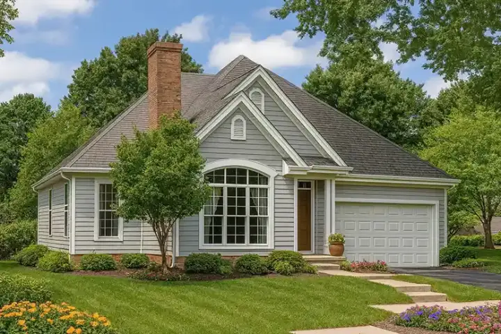 Traditional house plans 12-1031 - front exterior, 1,654 sq ft, 3 bed, 2 bath house plans | Monster House Plans