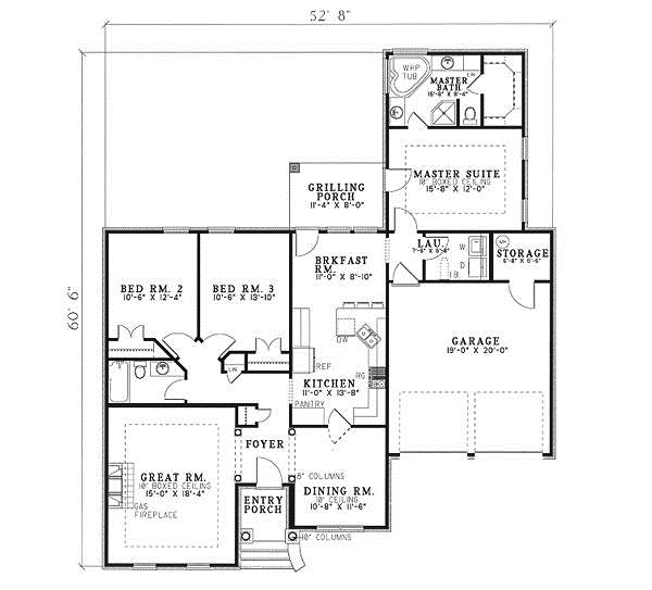 Main Floor Plan: 12-1032