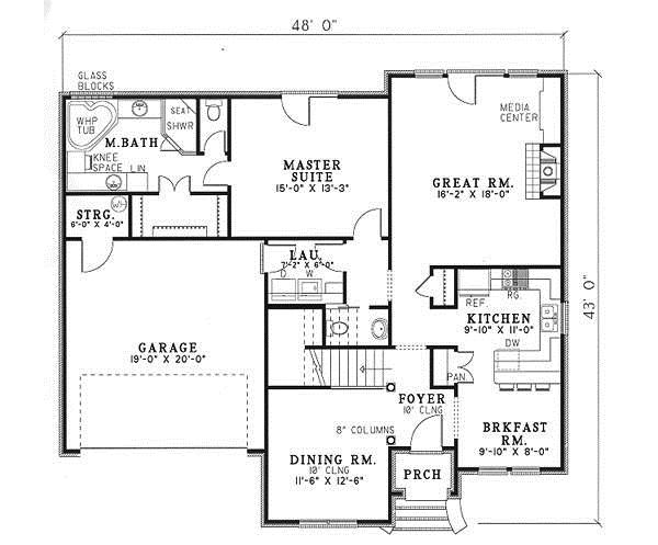 Main Floor Plan: 12-1035