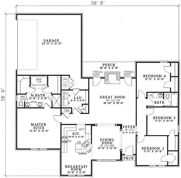 Main Floor Plan: 12-1038