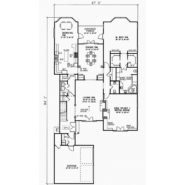 Main Floor Plan: 12-104