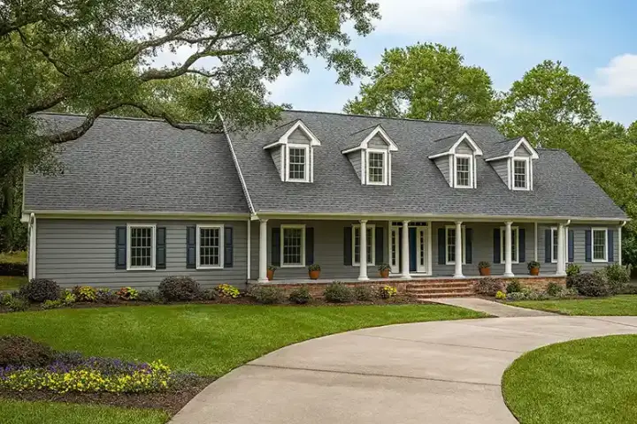 Country house plans 12-1040 - front exterior, 3,217 sq ft, 4 bed, 4 bath house plans | Monster House Plans