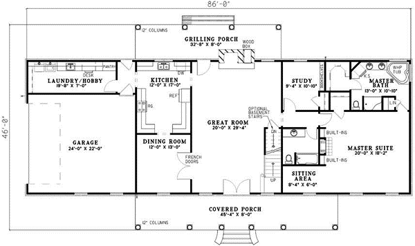 Main Floor Plan: 12-1040