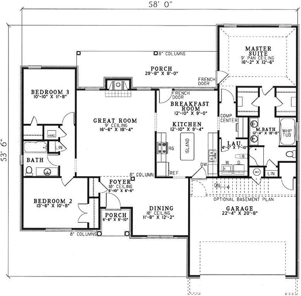 Main Floor Plan: 12-1042