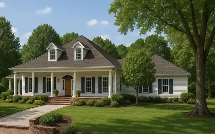 Southern house plans 12-1043 - front exterior, 3,474 sq ft, 4 bed, 5 bath house plans | Monster House Plans