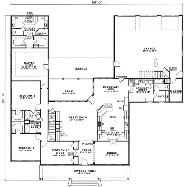 Main Floor Plan: 12-1043
