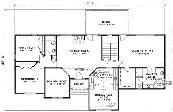 Main Floor Plan: 12-1045