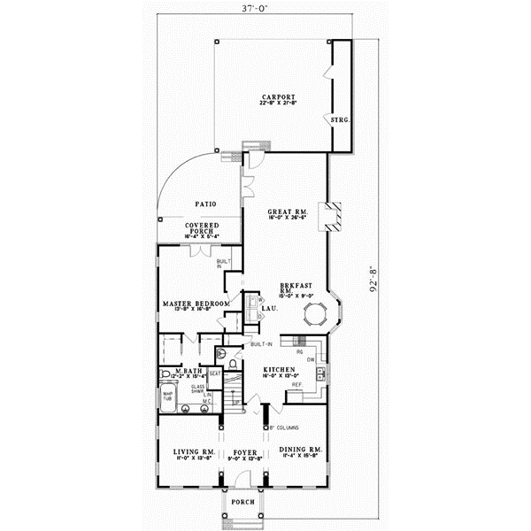 Main Floor Plan: 12-105