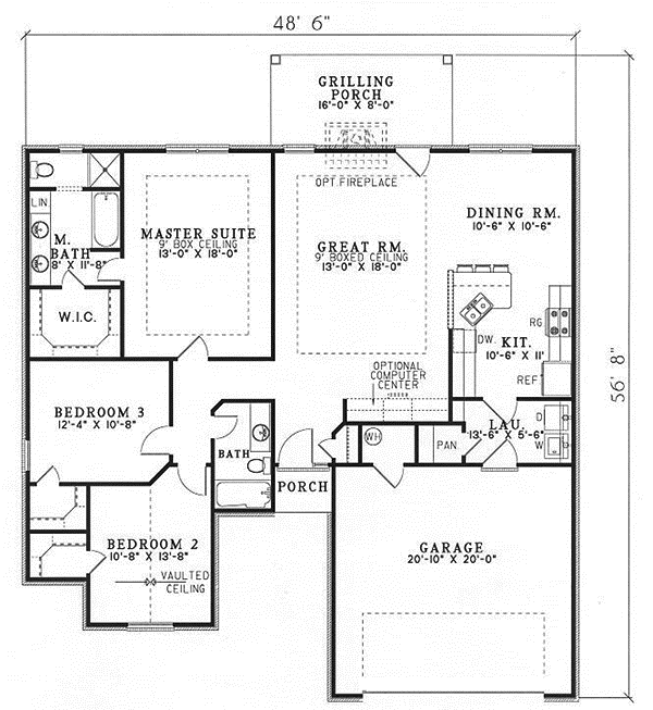 Main Floor Plan: 12-1057
