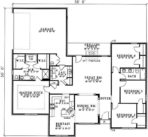Main Floor Plan: 12-1060