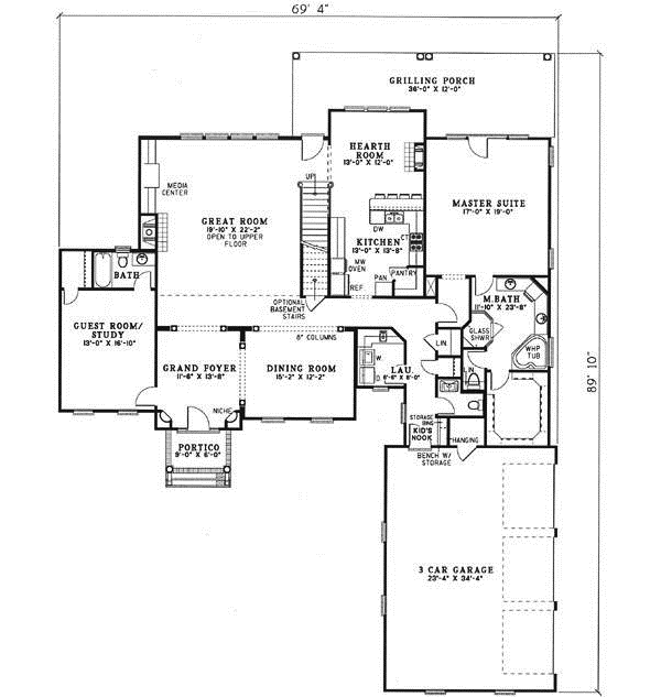 Main Floor Plan: 12-1067