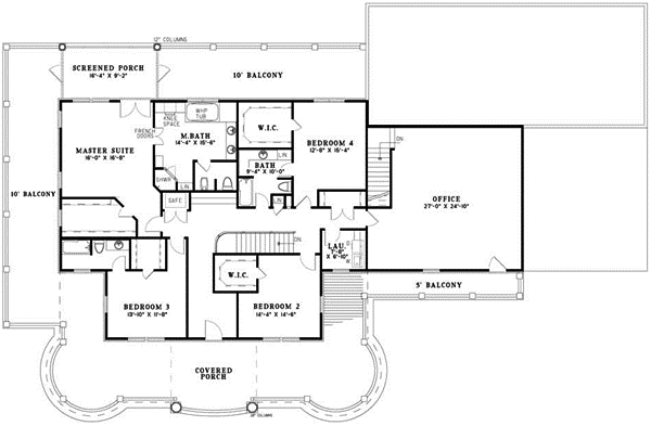 Upper/Second Floor Plan: 12-1068