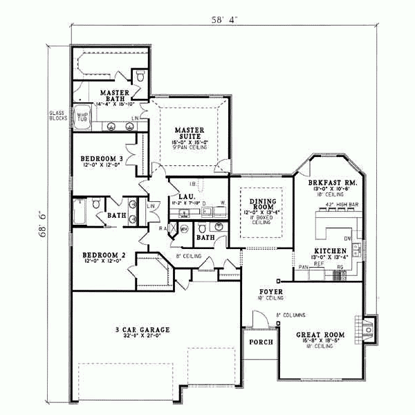 Main Floor Plan: 12-107