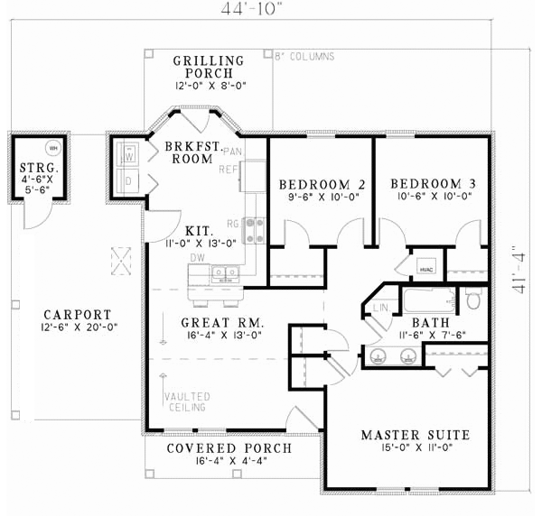 Main Floor Plan: 12-1070