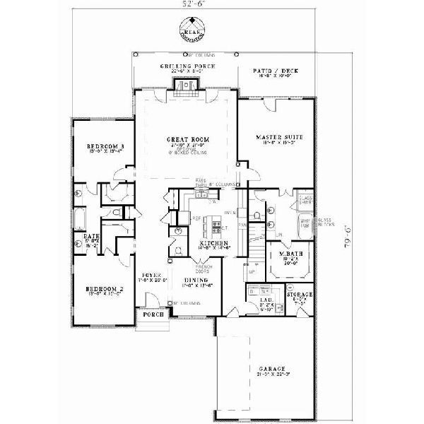 Main Floor Plan: 12-1072