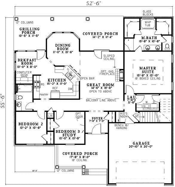 Main Floor Plan: 12-1074