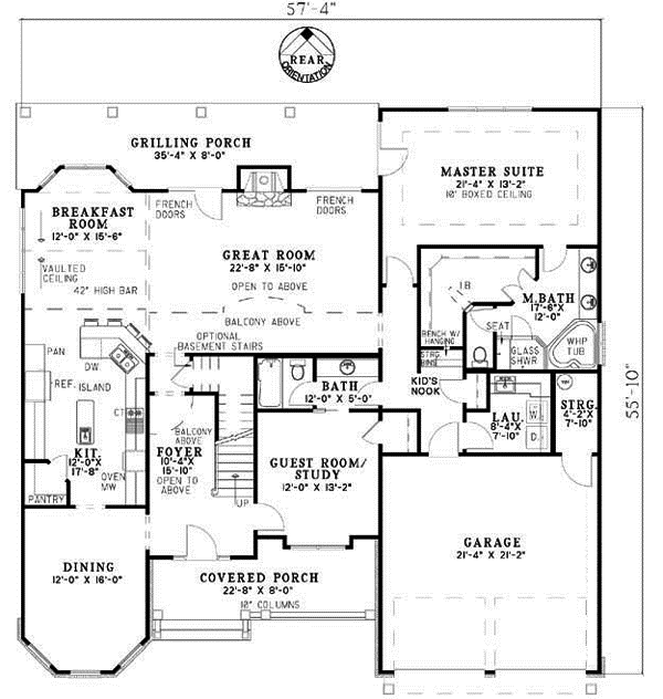 Main Floor Plan: 12-1077