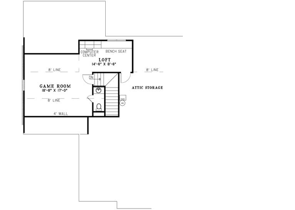 Upper/Second Floor Plan: 12-1083
