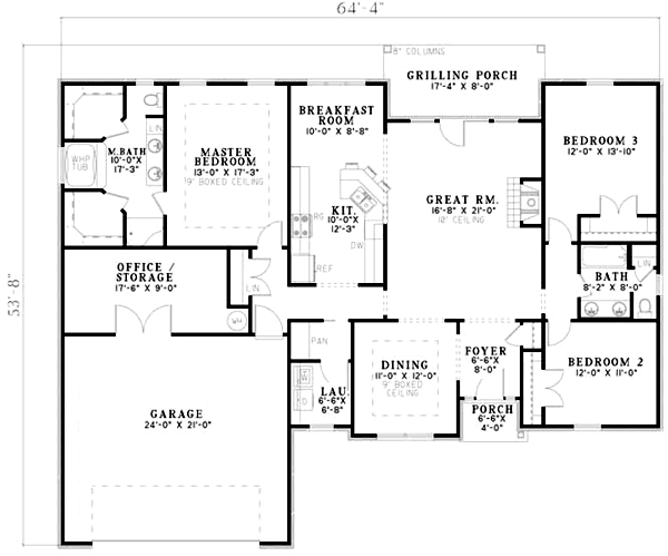 Main Floor Plan: 12-1084